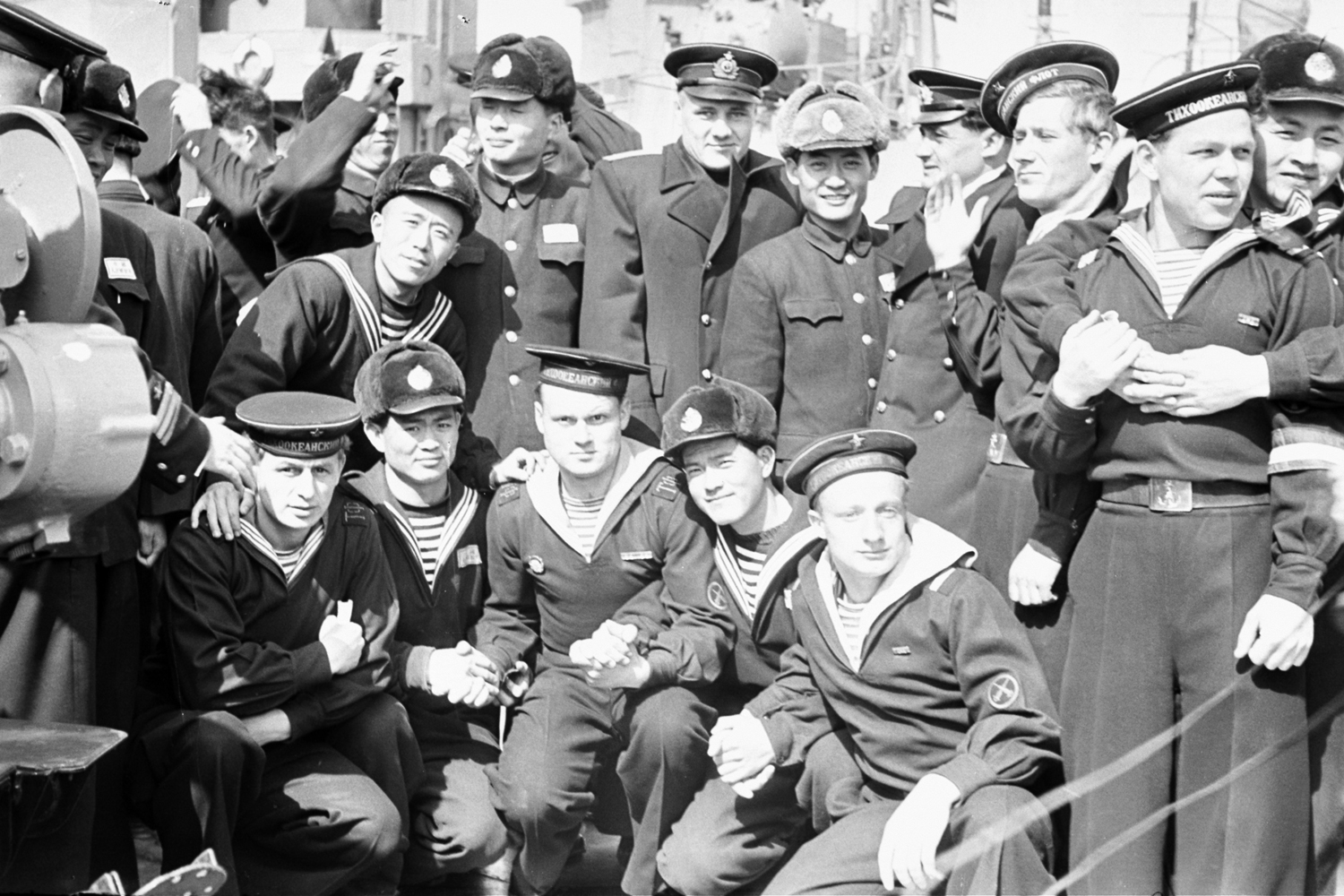 Военный союз 1955. Таллинское мореходное училище. Советские моряки.